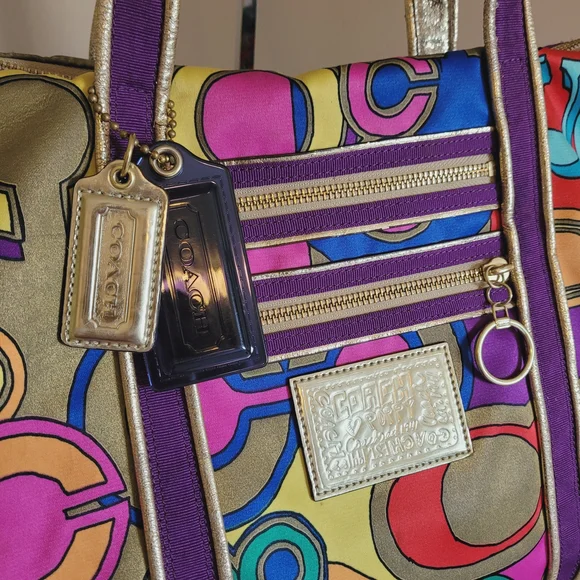 Coach Multicolor Tote Bag - Picture 3 of 6
